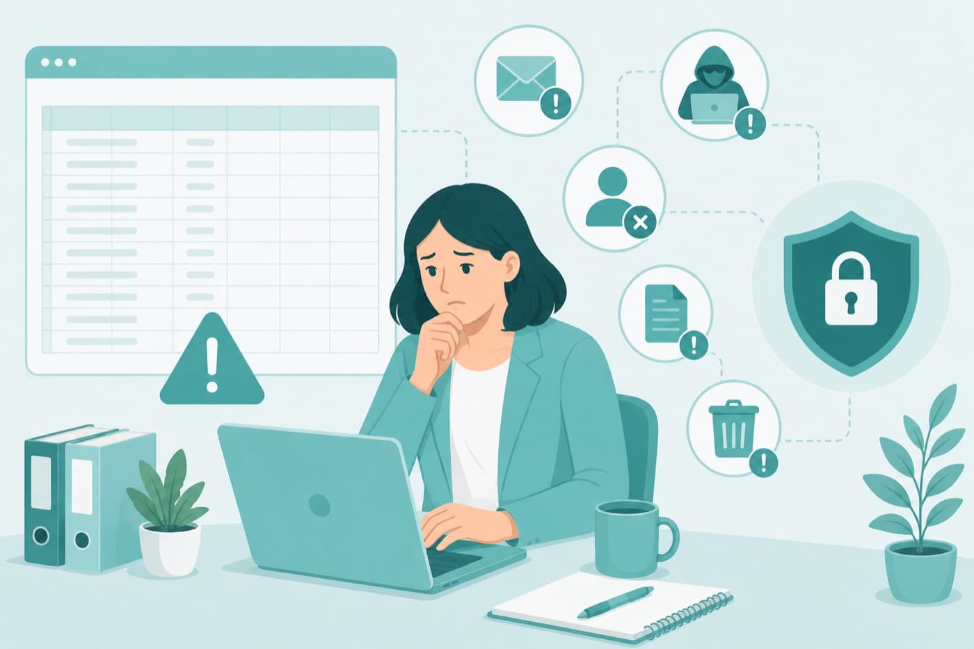 5 Risks of Tracking Therapy Clients in Excel (And Why It's a Legal Problem)